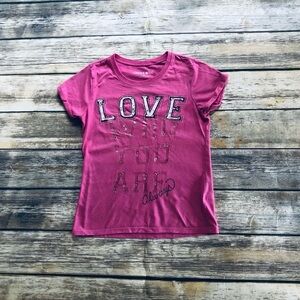 Girls pink t shirt! Size 10